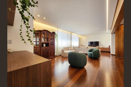 Sala de apartamento à venda com 4 quartos, 196m² em Anchieta, Belo Horizonte