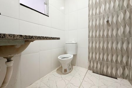 Banheiro da Suíte de casa à venda com 3 quartos, 110m² em Vila Rosa, São Bernardo do Campo