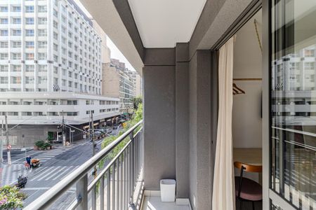 Studio para alugar com 22m², 1 quarto e sem vagaVaranda