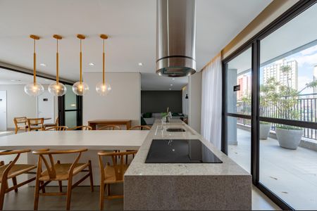 Studio à venda com 29m², 1 quarto e sem vagaÁrea comum - Espaço gourmet