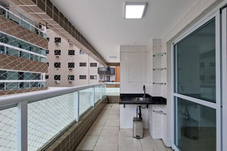 Varanda  de apartamento para alugar com 2 quartos, 74m² em Canto do Forte, Praia Grande