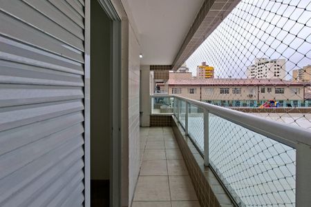 Varanda da Sala de apartamento para alugar com 2 quartos, 74m² em Canto do Forte, Praia Grande