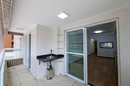 Varanda  de apartamento para alugar com 2 quartos, 74m² em Canto do Forte, Praia Grande