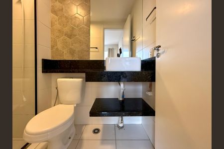 Apartamento para alugar com 32m², 1 quarto e sem vaga Apartamento para alugar com 32m², 1 quarto e sem vagaBanheiro da Suíte