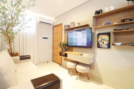 Sala de apartamento para alugar com 2 quartos, 50m² em Novo Mundo, Uberlândia