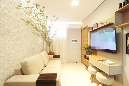 Sala de apartamento para alugar com 2 quartos, 50m² em Novo Mundo, Uberlândia