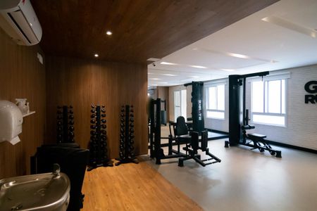 Studio à venda com 28m², 1 quarto e sem vaga Studio à venda com 28m², 1 quarto e sem vagaAcademia