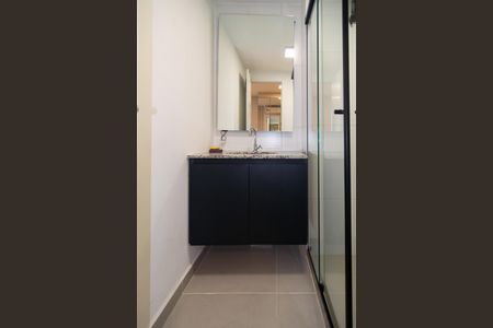 Studio à venda com 28m², 1 quarto e sem vaga Studio à venda com 28m², 1 quarto e sem vagaBanheiro