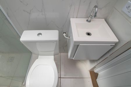 Casa para alugar com 49m², 2 quartos e sem vagaBanheiro