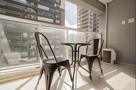 Studio para alugar com 27m², 1 quarto e sem vagaVaranda