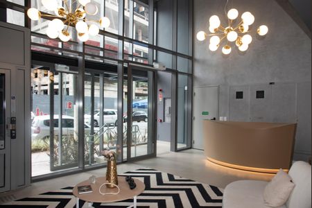 Studio para alugar com 27m², 1 quarto e sem vagaHall social