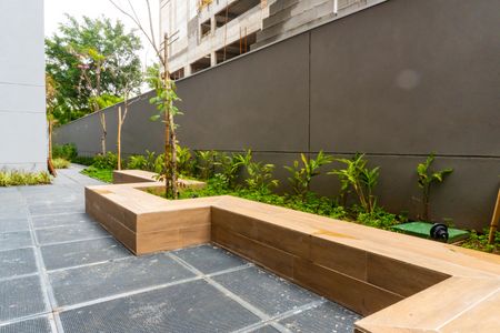 Área comum de kitnet/studio para alugar com 1 quarto, 27m² em Vila Clementino, São Paulo