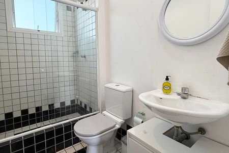 Apartamento para alugar com 130m², 2 quartos e 1 vagaBanheiro social