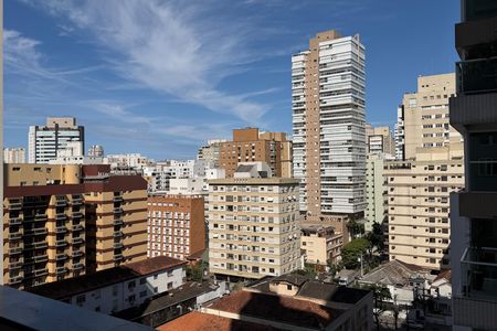 Vista da Varanda da Sala de apartamento para alugar com 2 quartos, 130m² em Gonzaga, Santos