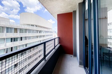 Studio para alugar com 26m², 0 quarto e sem vagaVaranda