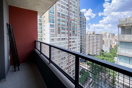 Studio para alugar com 26m², 0 quarto e sem vagaVaranda