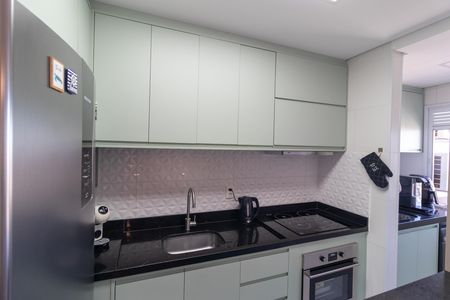 Cozinha de apartamento à venda com 2 quartos, 52m² em Jardim do Lago, Campinas