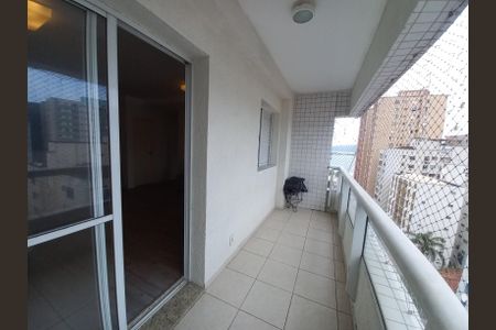 Varanda da Sala de apartamento para alugar com 2 quartos, 86m² em Centro, São Vicente