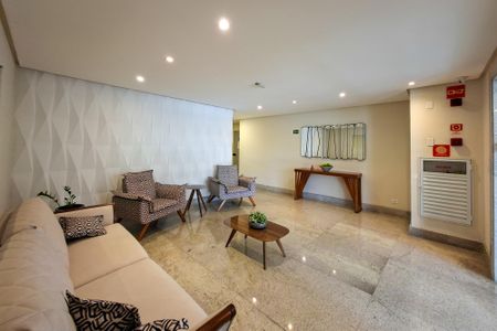 Apartamento para alugar com 90m², 2 quartos e 1 vagaHall social
