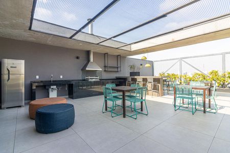Studio à venda com 24m², 1 quarto e sem vaga Studio à venda com 24m², 1 quarto e sem vagaÁrea comum - Churrasqueira