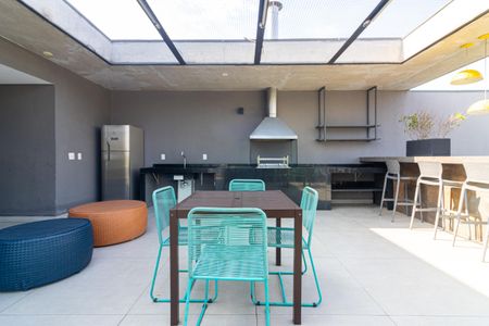 Studio à venda com 24m², 1 quarto e sem vaga Studio à venda com 24m², 1 quarto e sem vagaÁrea comum - Churrasqueira