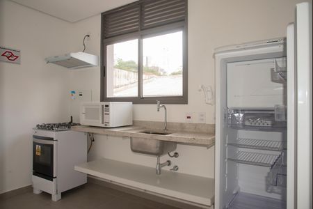 Studio para alugar com 26m², 1 quarto e sem vaga Studio para alugar com 26m², 1 quarto e sem vagaÁrea comum - Salão de festas/Espaço gourmet