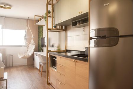 Studio à venda com 24m², 1 quarto e sem vagaCozinha