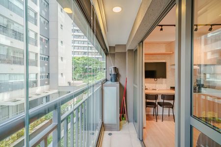 Studio para alugar com 22m², 1 quarto e sem vagaVaranda