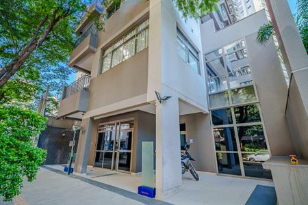 Studio para alugar com 22m², 1 quarto e sem vagaFachada e portaria