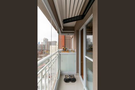 Varanda da Sala de apartamento à venda com 1 quarto, 32m² em Parque da Vila Prudente, São Paulo