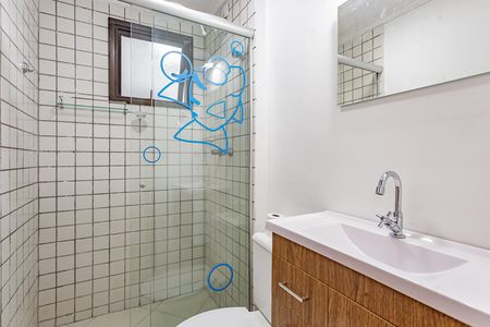Apartamento à venda com 73m², 2 quartos e 1 vaga Apartamento à venda com 73m², 2 quartos e 1 vagaBanheiro Social