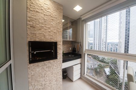 Varanda da Sala de apartamento para alugar com 3 quartos, 105m² em Vila da Serra, Nova Lima