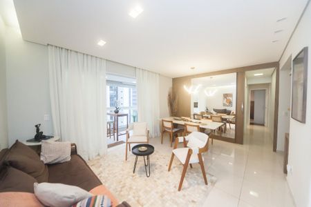 Sala de apartamento para alugar com 3 quartos, 105m² em Vila da Serra, Nova Lima