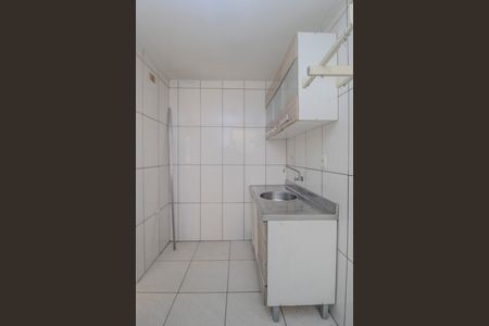 Cozinha de kitnet/studio para alugar com 1 quarto, 28m² em Centro Histórico, Porto Alegre