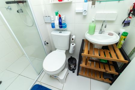 Apartamento para alugar com 28m², 1 quarto e sem vagaBanheiro da Suíte