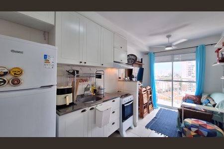 Sala\Cozinha de apartamento para alugar com 1 quarto, 28m² em Barra Funda , São Paulo