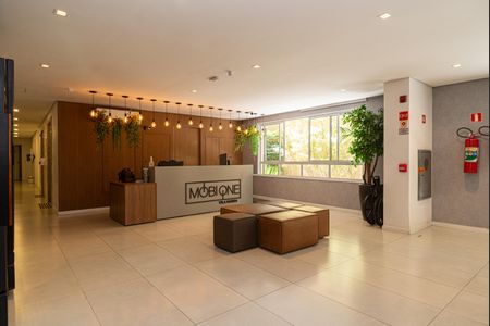 Apartamento para alugar com 32m², 1 quarto e sem vaga Apartamento para alugar com 32m², 1 quarto e sem vagaÁrea comum -Hall Social