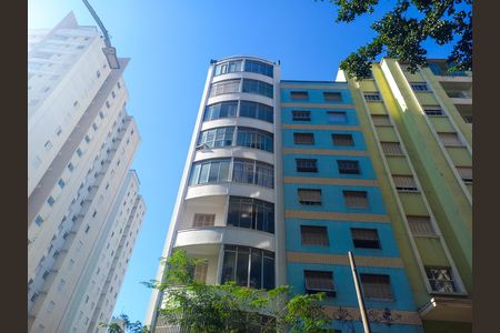 Fachada do Prédio de kitnet/studio para alugar com 1 quarto, 37m² em Santa Cecília, São Paulo