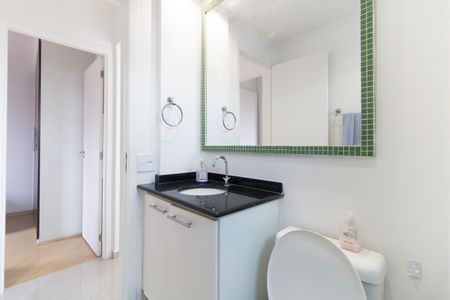 Banheiro  de apartamento para alugar com 2 quartos, 47m² em Vila Firmiano Pinto, São Paulo