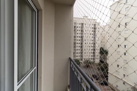 Varanda da Sala de apartamento para alugar com 2 quartos, 47m² em Vila Firmiano Pinto, São Paulo
