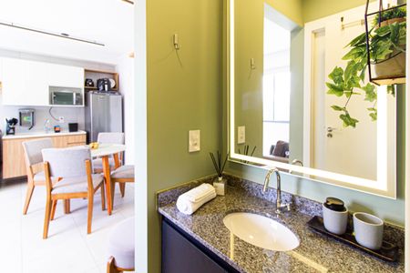 Apartamento para alugar com 30m², 1 quarto e sem vagaBanheiro