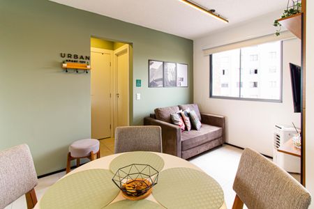 Sala de apartamento para alugar com 1 quarto, 30m² em Várzea da Barra Funda, São Paulo