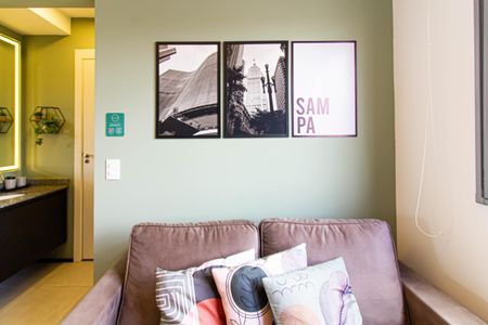 Sala de apartamento para alugar com 1 quarto, 30m² em Várzea da Barra Funda, São Paulo