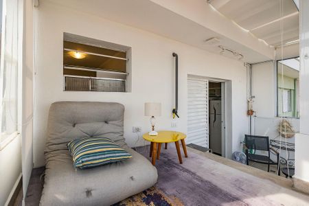 Varanda do Studio de casa para alugar com 1 quarto, 36m² em Pompeia, São Paulo