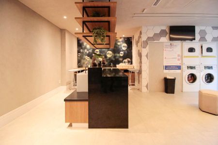 Studio para alugar com 30m², 1 quarto e 1 vagaLavanderia