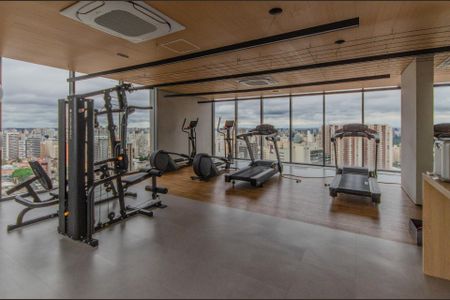 Studio para alugar com 26m², 1 quarto e sem vaga Studio para alugar com 26m², 1 quarto e sem vagaÁrea comum - Academia