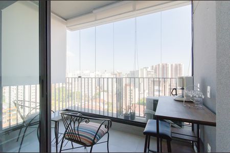Varanda do Studio de kitnet/studio para alugar com 1 quarto, 26m² em Vila Mariana, São Paulo