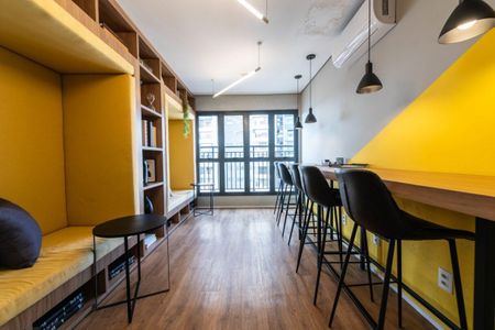 Studio para alugar com 38m², 1 quarto e sem vagaCoworking 