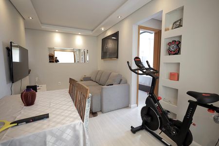 Sala de apartamento para alugar com 2 quartos, 52m² em Utinga, Santo André