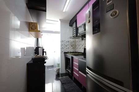 Cozinha de apartamento para alugar com 2 quartos, 52m² em Utinga, Santo André